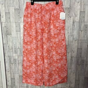 Cynthia Rowley  New York Women’s 100% Line Pants Size Large Coral